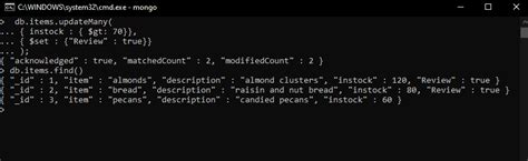 Update MongoDB Collection 的图像结果