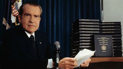 President Nixon refuses to hand over tapes