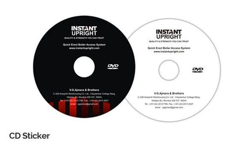 Custom CD Sticker & Label Printing | Buy Personalised Printable CD Stickers