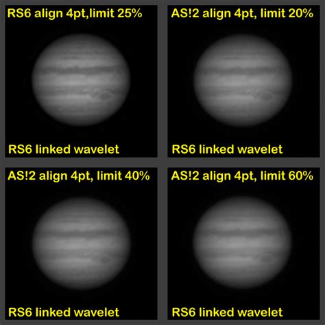 Stacking Jupiter with Registax 5 的图像结果