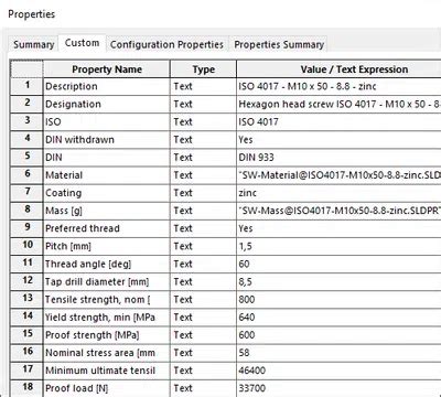 Image result for SolidWorks API Fastener Search