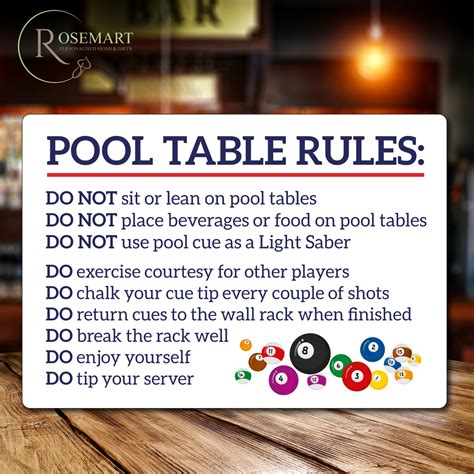 Image result for Pool Table Line Rules