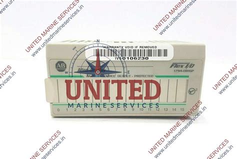 ALLEN BRADLEY FLEX I/O 24VDC OUTPUT SOURCE MODULE 1794-0B16P SER A REV ...