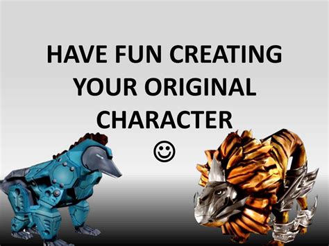 Image result for Creating a Character
