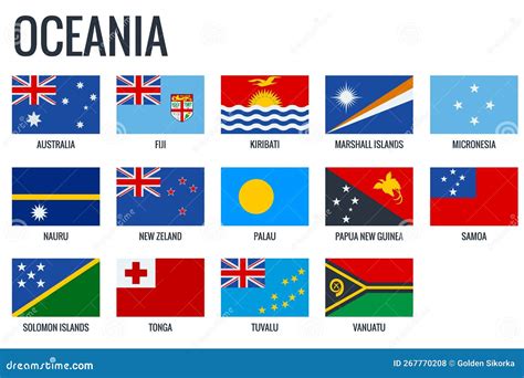 Flags Of All Countries In Oceania at Melva Duran blog