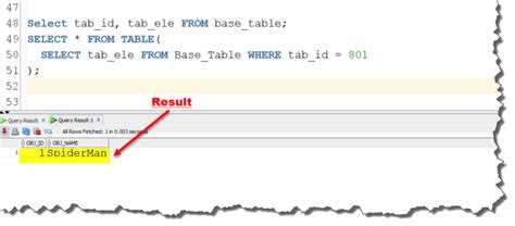 Image result for Nested Table in Oracle