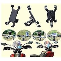 AlexVyan Adjustable Black Universal Bike Motorcycle Cycle Mount Holder ...