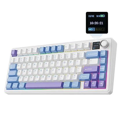 EPOMAKER X Aula F75 MAX Wireless Mechanical Gaming Keyboard with TFT ...