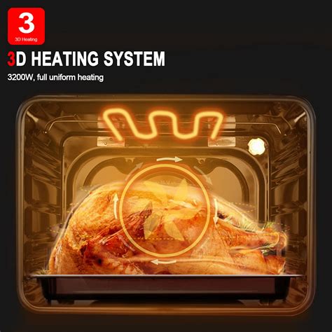 Single Wall Oven, GASLAND Chef ES609MS 24" Built-in Electric Wall Oven ...