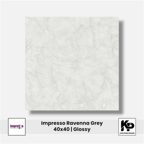 Jual Keramik Impresso Ravenna Grey 40x40 Cm - Kota Depok - Mitra Prabu ...