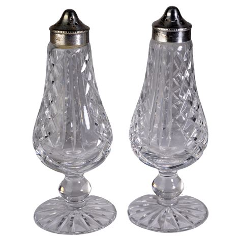 Waterford Rare Crystal Footed Salt and Pepper Shakers Glengarriff For ...