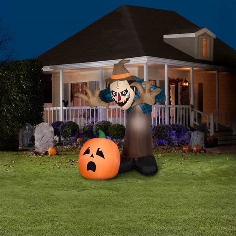 Gemmy Giant Animated Halloween Inflatable Scarecrow, India | Ubuy