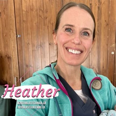 Heather | Dense Breasts Canada