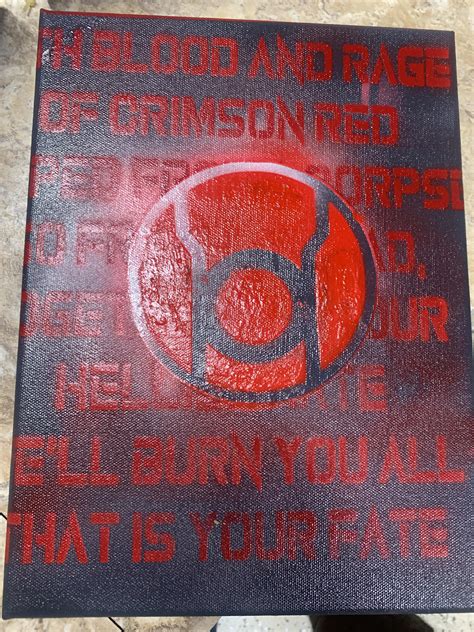 Red Lantern Corps Oath