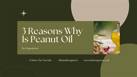 3 Reasons Why Is Peanut Oil So Expensive – B&B Organics