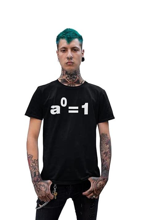 Buy RUSHAAN aDegree=1 - Clothes for Mathematics Lover Black Round Neck ...
