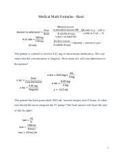 Image result for Drip Rate Med Math