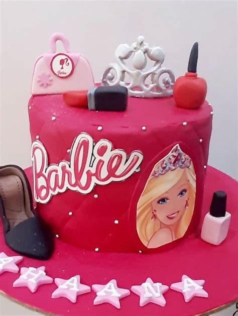 Barbie Themed Birthday Cake for Girls – De Cakery
