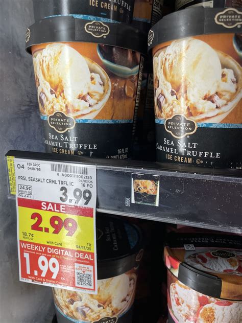 Kroger Ice Cream and Sandwiches and Private Selection Ice Cream as low ...