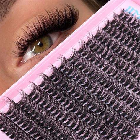 JIMIRE 280Pcs Individual Eyelashes Natural Look Wispy Cluster Lashes 11 ...