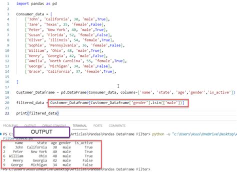 Filtering Particular Cells of DF in Python 的图像结果