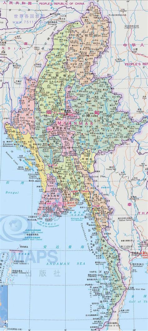 缅甸地形图高清版大图,缅甸位置世界地图 - 伤感说说吧