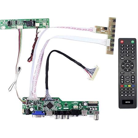 Hilitand VGA LCD Controller Board,HDMI VGA 2AV Reversing Driver Board ...