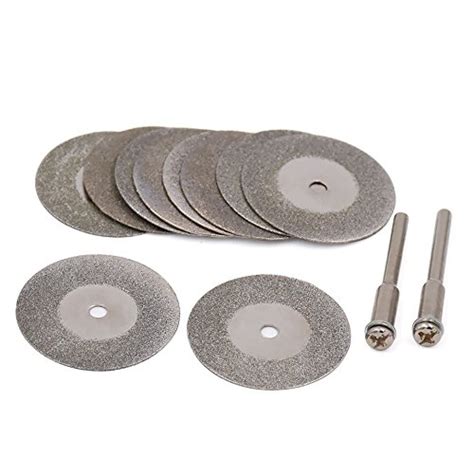 Digital Craft 10 pcs Mini Diamond Disc Cutting Wheel Diamond Grinding ...