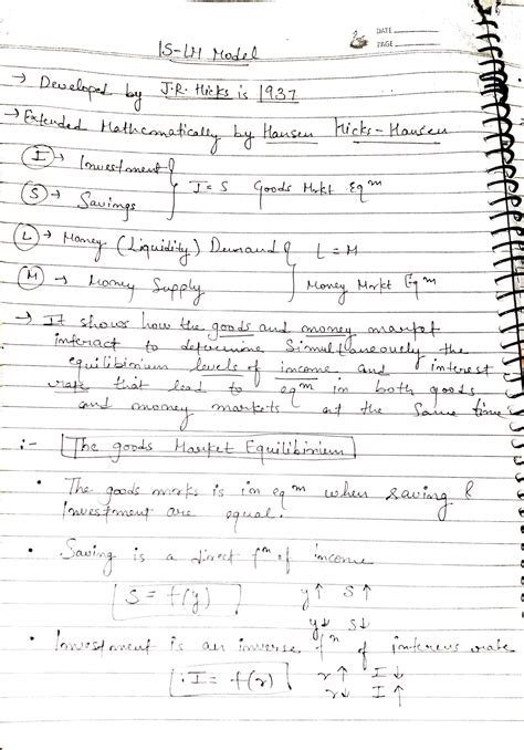 IS-LM Model - Ba prog sem 4 - Etedad Hathcomaticaty Sauing mteac Ma Tha ...