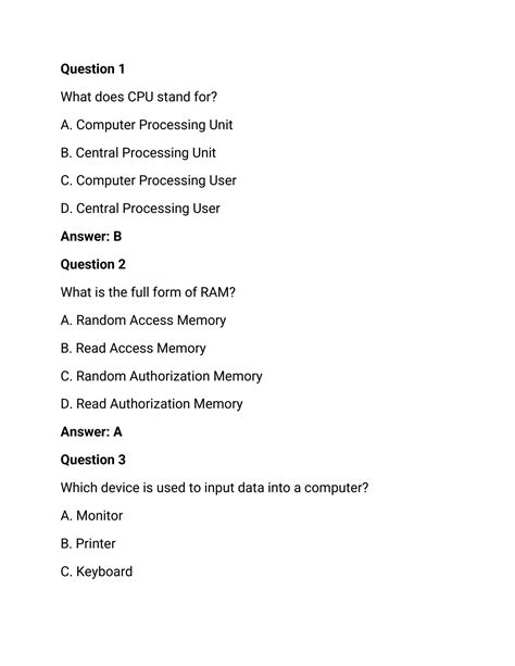 Computer Ke Question Answer 的图像结果