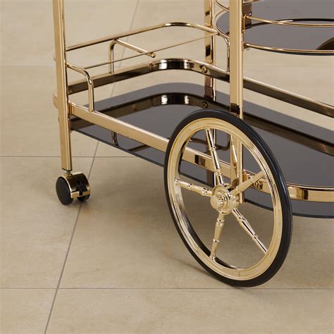 Buy (Refurbished) Zola Serving Trolley - Gold from Home Centre at just ...
