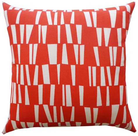 Angles Outdoor Pillow Red | Outdoor pillows red, Pillows, Throw pillows