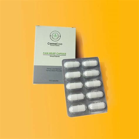 Ananta Cannaease Pain Relief Capsules, 10 Capsules | CannaMeds India
