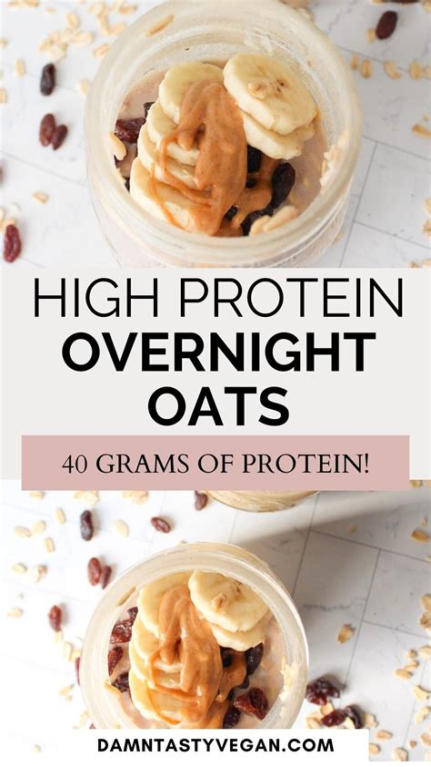 High Protein Overnight Oats | Quick & Easy Breakfast