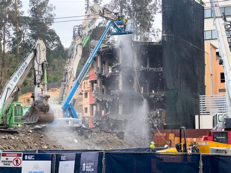 Demolition Underway for UC Parnassus Heights Hospital and Research Building - San Francisco YIMBY