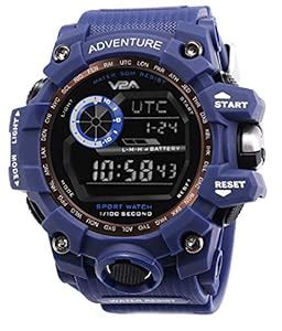 V2A Resin Digital 3Atm Waterproof Analogue - Digital Sports Watch For ...