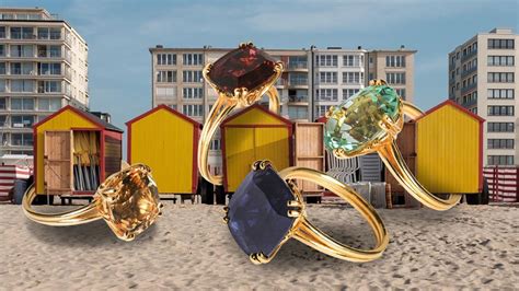 18 ct. gold cocktail rings on tour @ Wouters & Hendrix Knokke, Wouters ...