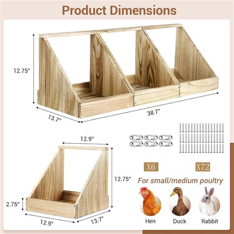 Chicken Nesting Box Dimensions