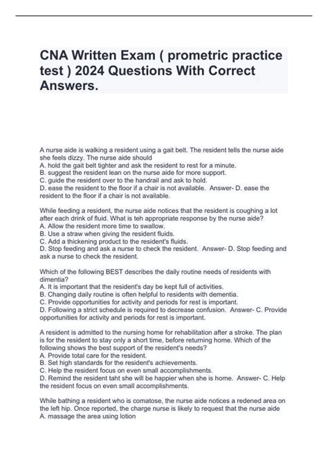 Prometric CNA Written Test 的图像结果