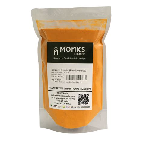 Turmeric Powder - Handpounded from Waigaon – Monks Bouffe