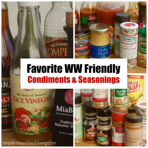 Zero + Low Points Seasonings + Condiments | Simple Nourished Living