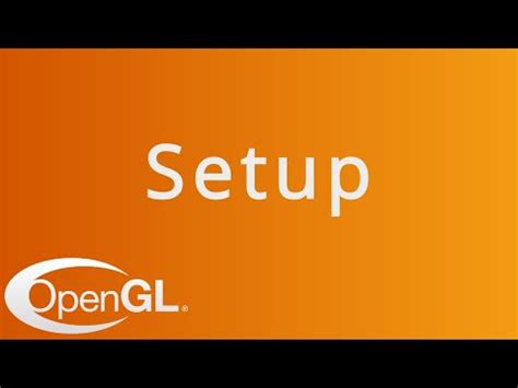 Setting up OpenGL and Creating a Window in C++ Video Lecture - Open GL ...