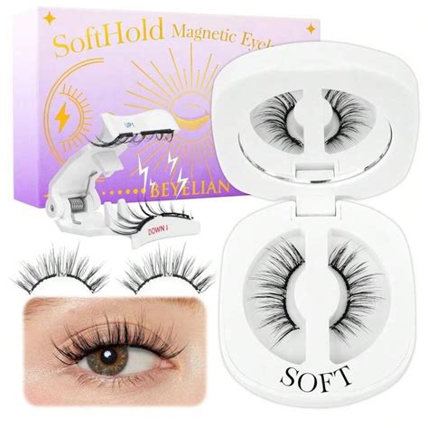 BEYELIAN Magnetic Eyelashes, Soft Natural Look Magnetic Lashes Kit ...