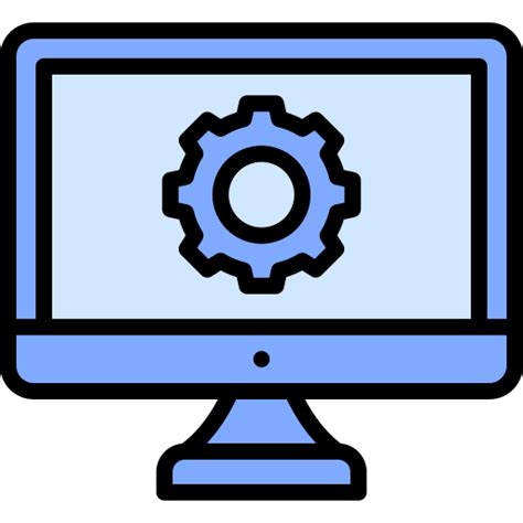Computer Icon Blue 的图像结果