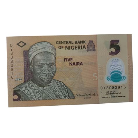 Nigeria 5 Naira UNC note