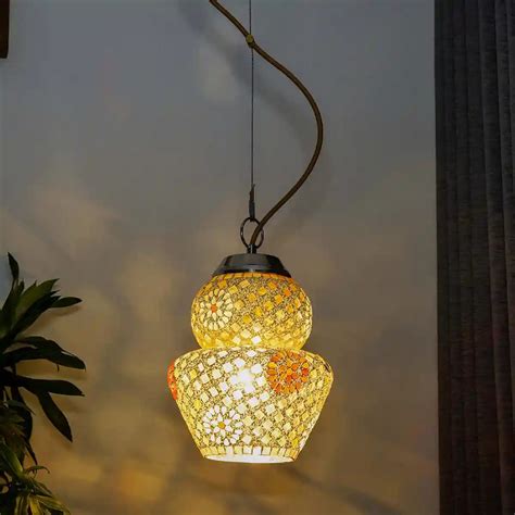 PEYTON mosaic glass hanging light – KAPOOR-E-ILLUMINATIONS PRIVATE LIMITED