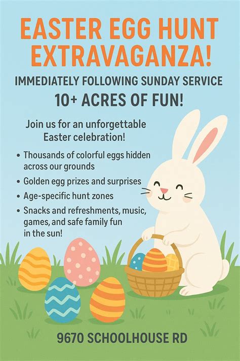 HUGE EASTER EGG HUNT, 9670 Schoolhouse Rd, Canal Winchester, OH ...