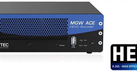 VITEC MGW Ace – Compact HEVC/H.265 Hardware Encoder