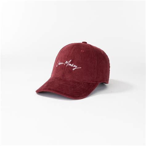 Buy Cargo Corduroy Burgundy Baseball Cap Online – Urban Monkey®