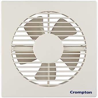 Crompton Axial Air High-Speed Plastic Exhaust/Ventilation Fan (150 mm/6 ...